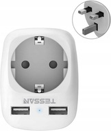 CESTOVNÝ ADAPTÉR UK US AUS TO EU S USB HANDY