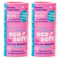 Prírodný deodorant bez hliníkovej tyčinky ECOSOFT - Floral 2 kusy