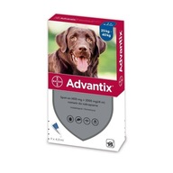 ADVANTIX BAYER DOG FLEA TICK DROPS 4X4ML