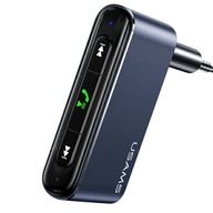 Zvukový adaptér USAMS Bluetooth 5.0 - 3,5 mm jack, sivý