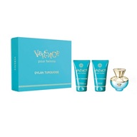 Versace Dylan Turquoise Pour Femme set toaletná voda s rozprašovačom 50ml + ż P1