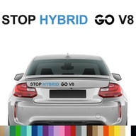 NÁLEPKA Autografika STOP HYBRID GO V8 3x38 cm | FARBY