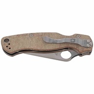 Nôž Spyderco Para Military 2 CPM Cru-Wear, hnedý M