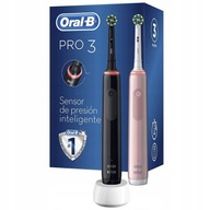 ZUBNÁ KEFKA ORAL-B PRO 3 3900N ČIERNA + RUŽOVÁ DVOJBAL.