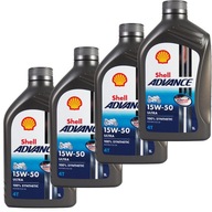 SHELL HELIX ADVANCE ULTRA 4T 15W50 4L (1l x 4)