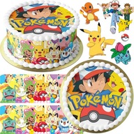 MEGA SÚPRAVA VLNOV PRE POKEMON PIKACHU TORTA + TEXT