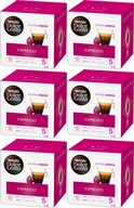 Kapsule Nescafe Dolce Gusto Espresso 16 ks x6