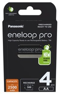 Batérie PANASONIC ENELOOP PRO 4x R6/AA 2500mA