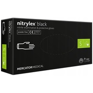 Jednorazové nitrilové rukavice NITRYLEX BLACK S