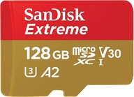 4K film Super rýchla karta SanDisk 128 GB microSDXC