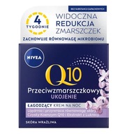 Upokojujúci nočný krém proti vráskam pre citlivú pleť NIVEA Q10 50ml