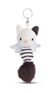 NICI 49061 Plyšová kľúčenka Kitty Guardian Angel 12 cm čierno-biela ZELENÁ