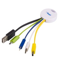 Akyga USB kľúčenka adaptér 5v1 AK-AD-51 USB A / USB typ C / micro USB B / mi