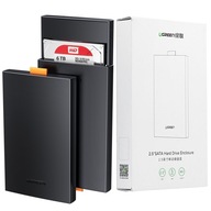 UZELENÉ VRECKOVÉ UCHYTENIE DISKU SSD / HDD 2,5'' USB 3.0 SATA ČIERNA