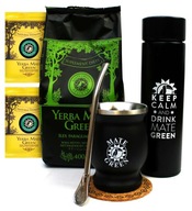 Yerba Mate Green Absinth Set 500g Termoska 6.0