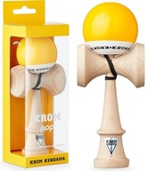 Kendama KROM POP žltá s dodatočnou vrstvou LOL