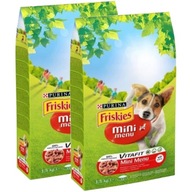 FRISKIES MINI MENU Hovädzie zelenina 2x1,5kg