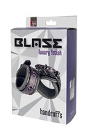 Kožené putá Dream Toys BLAZE HANDCUFF FIALOVÉ