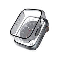 Crong Hybrid Watch Case – Apple Watch 44 mm sklenené puzdro (priehľadné)