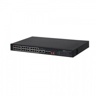 Neriadený prepínač Dahua PFS3226-24ET-240 24x10/100 PoE, 2xRJ45 10/100/