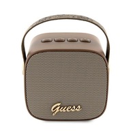 GUESS Originálny Bluetooth reproduktor GUWSB2P4SMW mini hnedý