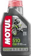 MOTUL MOTOROVÝ OLEJ 1L 510 2T / MOTOCYKLE POLOSYNTE.