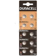 * 10 alkalických batérií Duracell RW82 1,5 V VÝKONNÝ