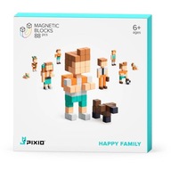Magnetické bloky Pixio Happy Family