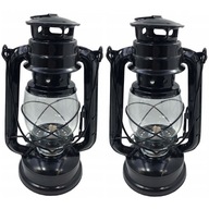 2x KEROSE OLEJOVÁ LAMPA 24cm lampáš SET