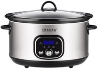 SLOW COOKER Keramický hrniec s PROGRAMÁTOROM SlowCooker TRANSA 4,5L 280W