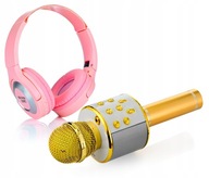 Karaoke mikrofón s reproduktorom s podsvietením