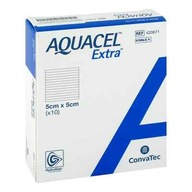 Aquacel Extra Hydrofiber Dressing 5x5cm 10 ks.