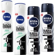 Sada antiperspirantov NIVEA INVISIBLE 4*150ml