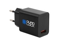 USB nabíjačka telefónu 230V rýchla Quad Lock