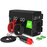 Auto Invertor GC Menič napätia 12V 230V 300W 600W Mod. Sine