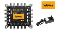 Multiprepínač TELEVES 5x8 719503 zdroj EUROSWITCH