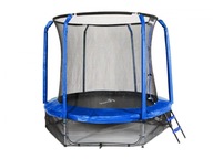 Záhradná trampolína Jumpi 252cm/8FT Maxy Comfort modrá s vnútorným dielom Sia