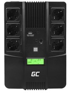 UPS UPS 800VA 480W LCD 6x SCHUKO + GREEN CELL GC UPS PROGRAM