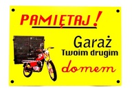 PCF doska Motocykel WSK GARÁŽ VÁŠ DOM