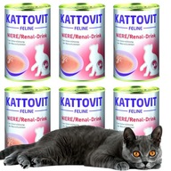 Kattovit Drink Niere Renal Mokra Food Support Drink 6x135 ml pre mačku