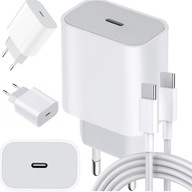 RÝCHLA SIEŤOVÁ NABÍJAČKA CUB 20W PRE TELEFÓN + 1M KÁBEL / USB-C