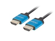 Lanberg M/M v2.0 HDMI kábel 0,5m 4K tenký čierny