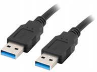 Kábel 1m Lanberg USB3.0 5Gb/s USB-A AM-AM 100cm