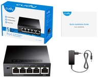 SWITCH LAN 5-portový Cudy GS105 1Gbps 100/1000 kovový GIGABIT splitter