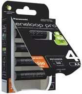 R6 / AA batérie Panasonic Eneloop PRO 2500mAh Ni-MH BK-3HCDE/4BE (blízko