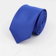 Elegantná úzka, hladká, nevädzovo modrá BLUE TIE