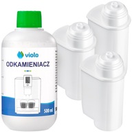 3 FILTRE pre kávovar SIEMENS EQ Odstraňovač vodného kameňa 500 ml