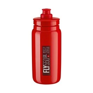 Fľaša na bicykel ELITE FLY TEX 550 ml, červená