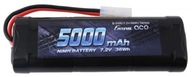 VÝKONNÁ BATÉRIA GENS ACE 5000MAH 7,2V NIMH KONEKTOR TAMIYA