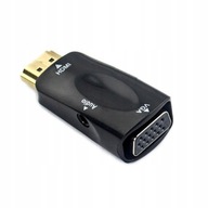 Prevodník obrazu a zvuku HDMI-VGA, kábel miniJack